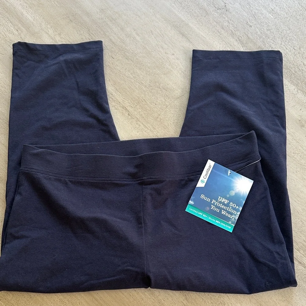 Coolibar Navy Capri Leggings - Picture 6 of 10